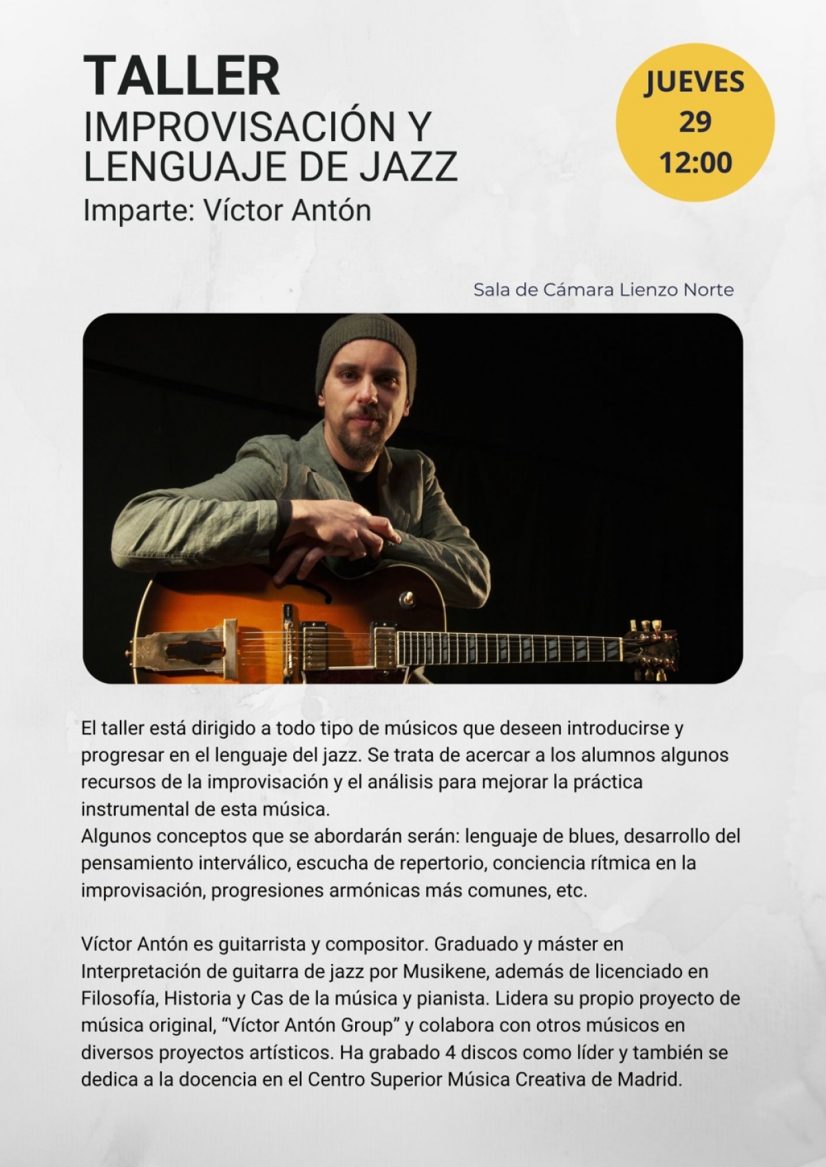 Taller de Improvisación y Lenguaje de Jazz