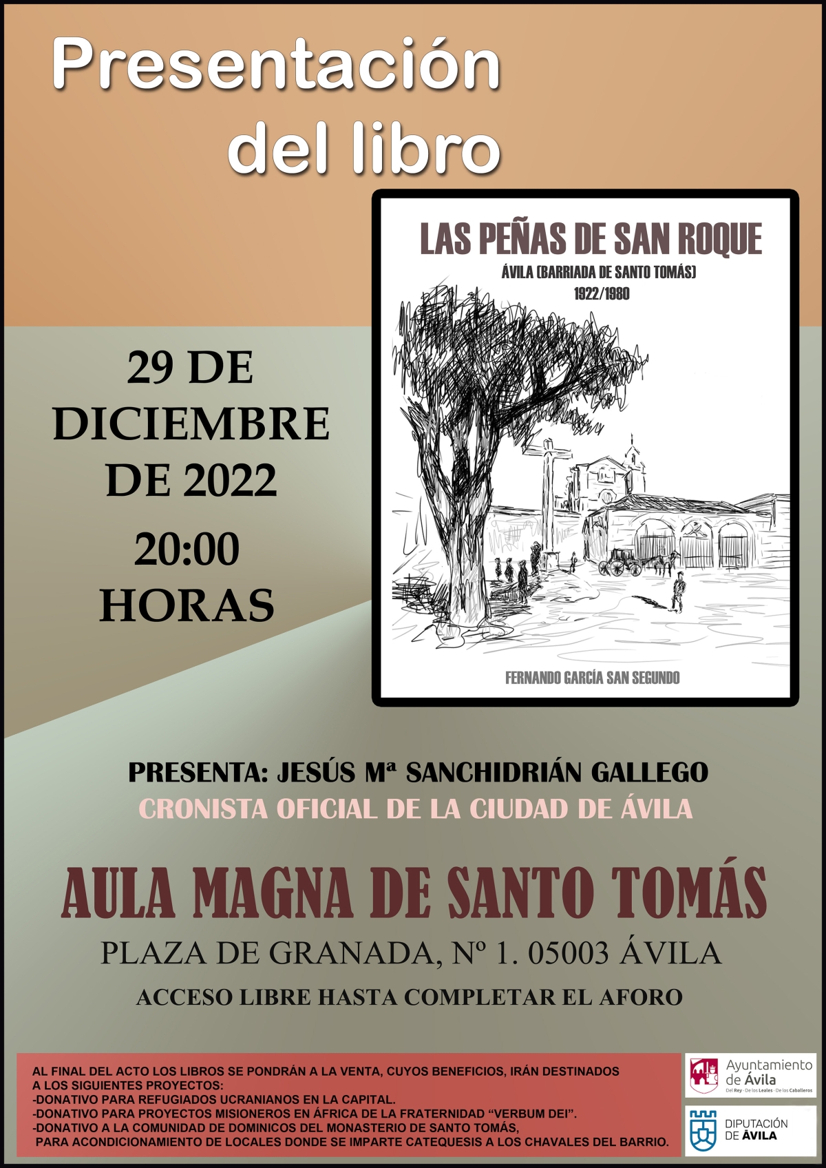 Presentación del libro del BARRIO DE STO TOMÁS, de Fernando García San Segundo