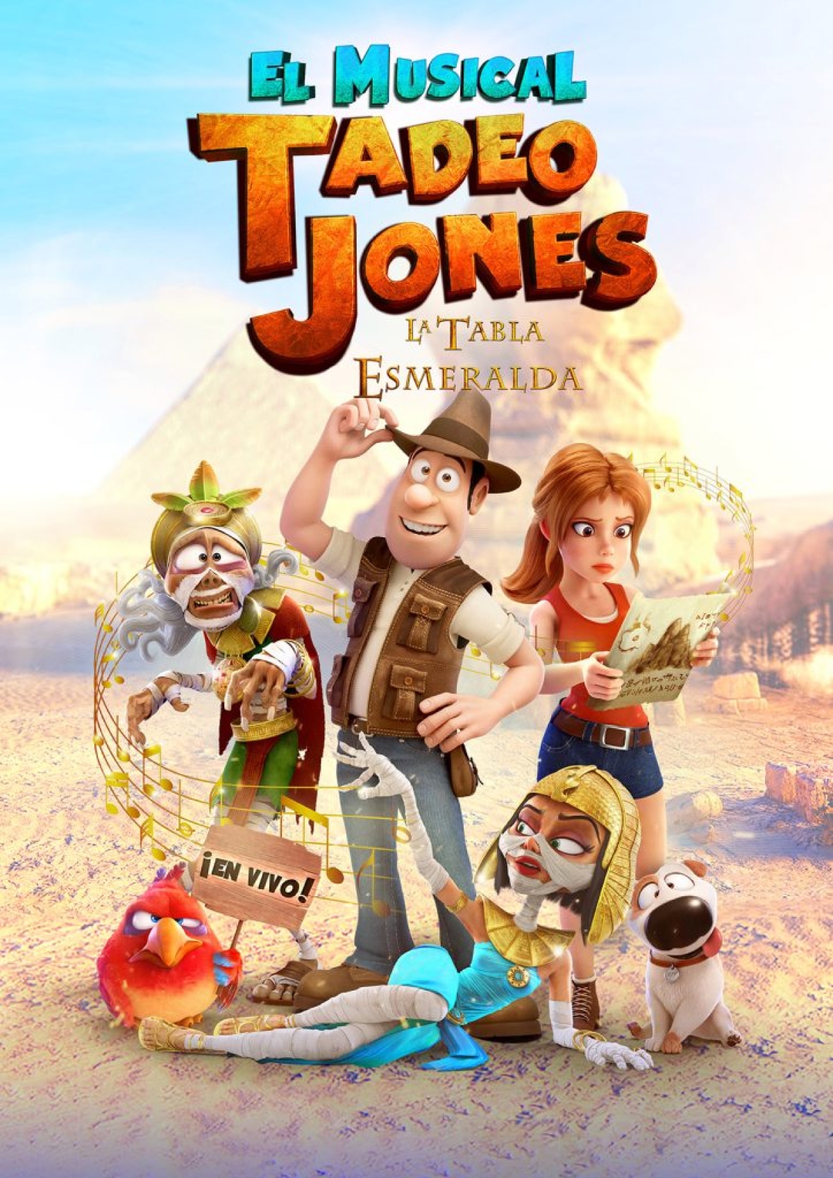  Tadeo Jones, la tabla esmeralda – el musical