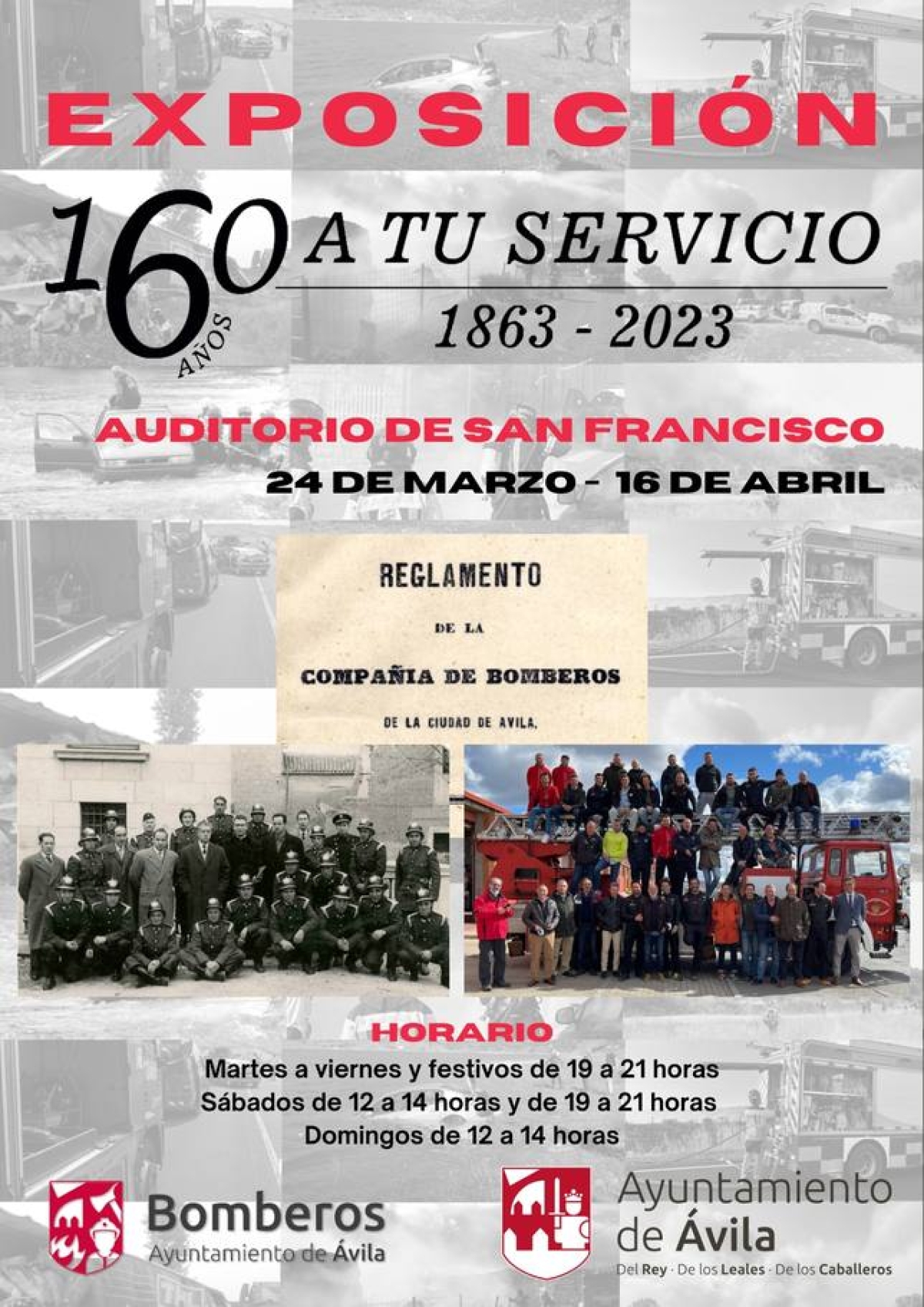 BOMBEROS DEÁVILA. EXPOSICIÓN. 160 AÑOS A TU SERVICIO (1963-2023)