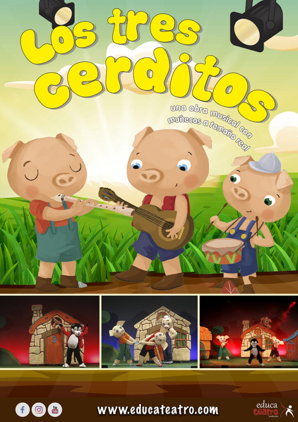  Musical ‘Los tres cerditos’