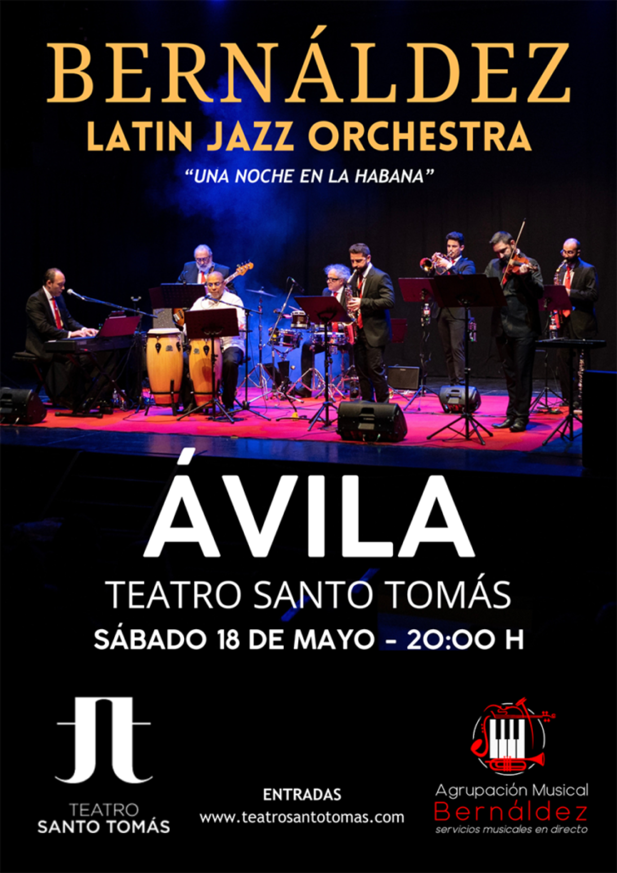 ‘Una noche en La Habana’ – Bernáldez Latin Jazz Orchestra
