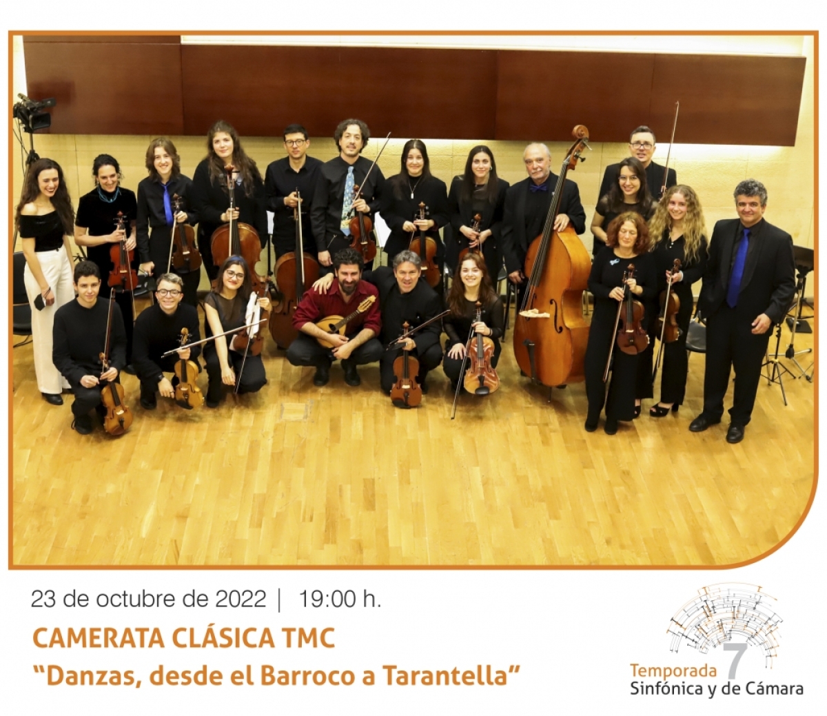 Camerata Clásica TMC. Danzas, desde el Barroco a Tarantella