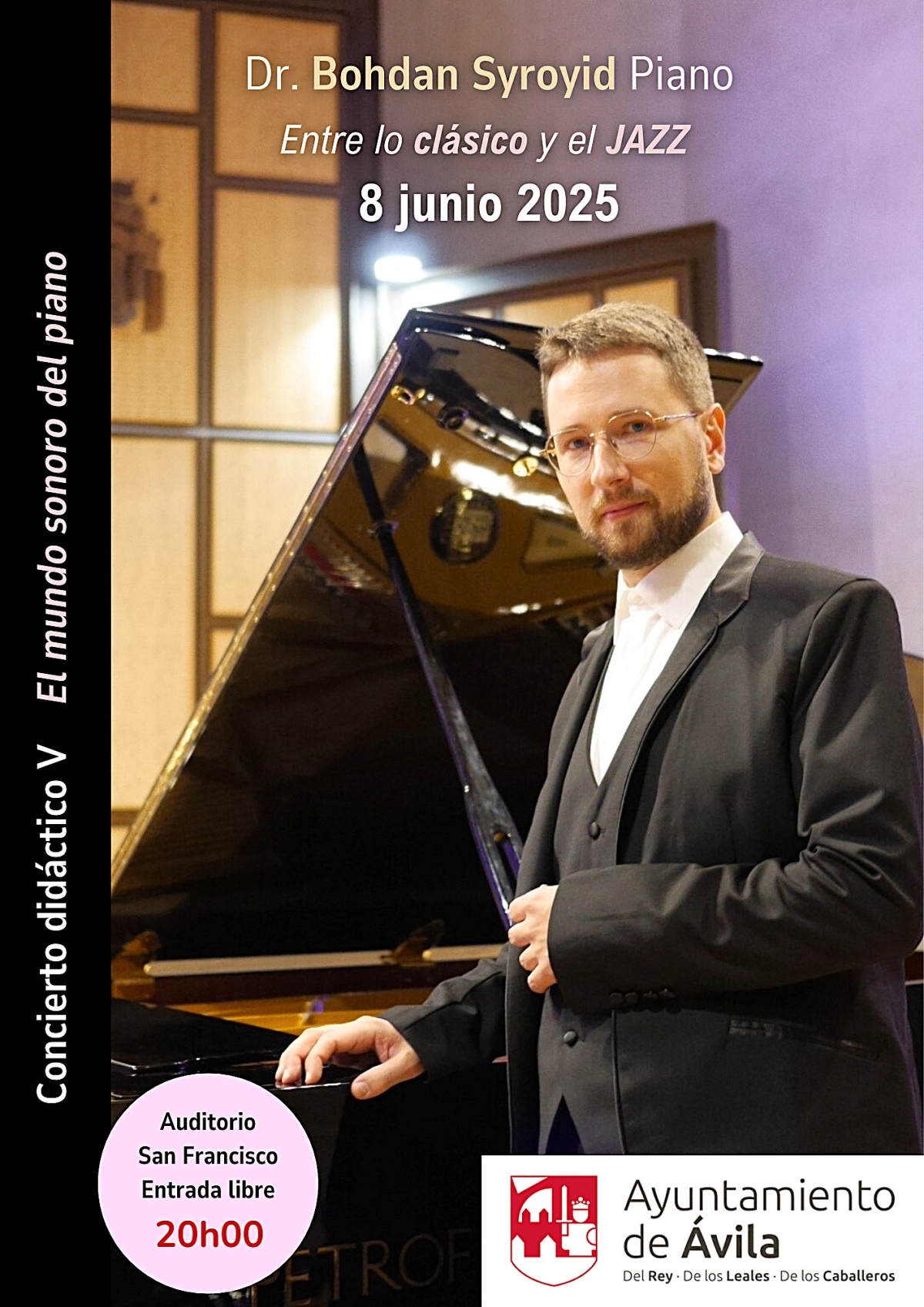 Bohdan Syroyid - Recital de piano: los clásicos y el jazz