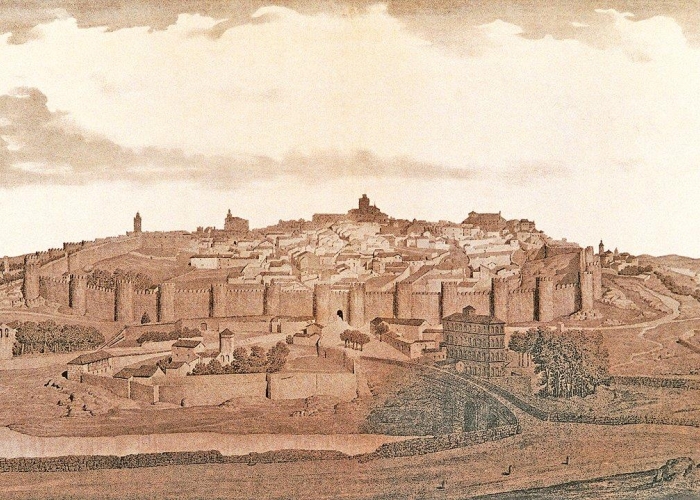 AVILA  DIBUJADA. LA CIUDAD ILUSTRADA EN EL SIGLO XIX (PRIMERA PARTE).  Bellas Artes y Exposiciones Nacionales
