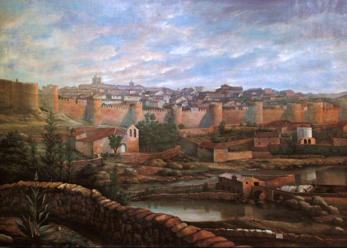 ÁVILA DESDE EL MIRADOR DE LOS CUATRO POSTES (I).  Recorrido por la historia de la fotografía abulense y la pintura moderna que plasmaron la ciudad desde su principal atalaya y entorno